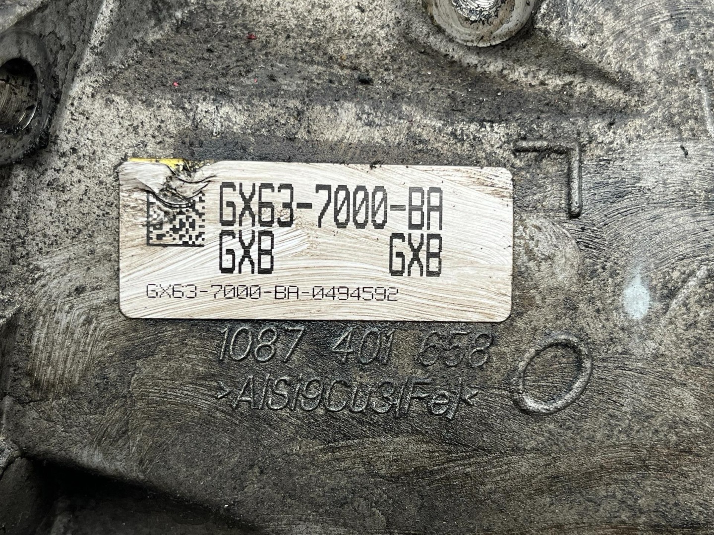 Automatyczna CAMBIO Jaguar XF 2 260 2016 GX63-7000-BA