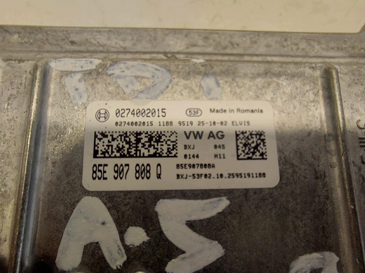 AUDI A5 8B3 B10 AVANT modulo zasilania 85E907808Q