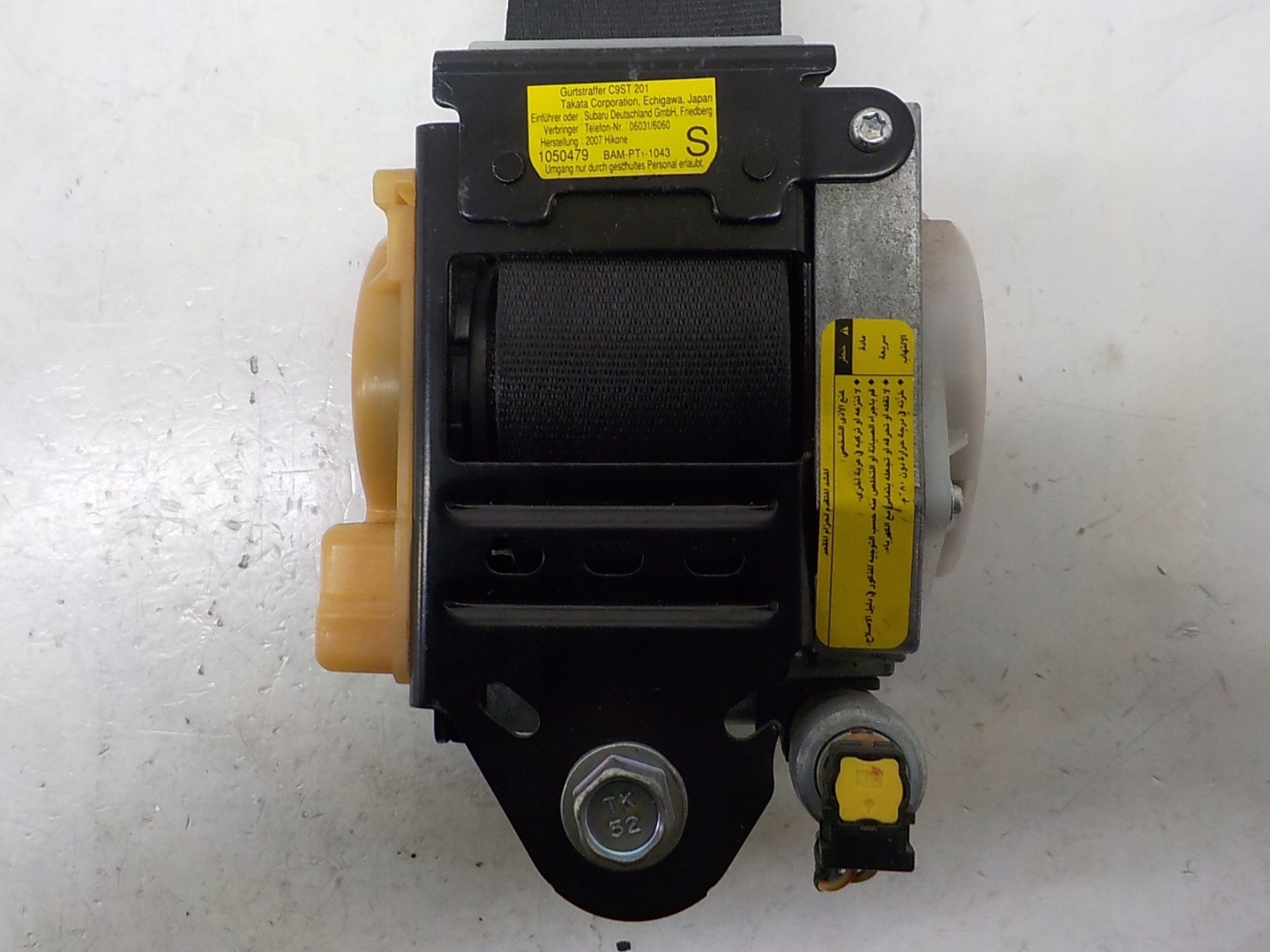 SUBARU IMPREZA III GH tension belt safety adjuster left front driver´s