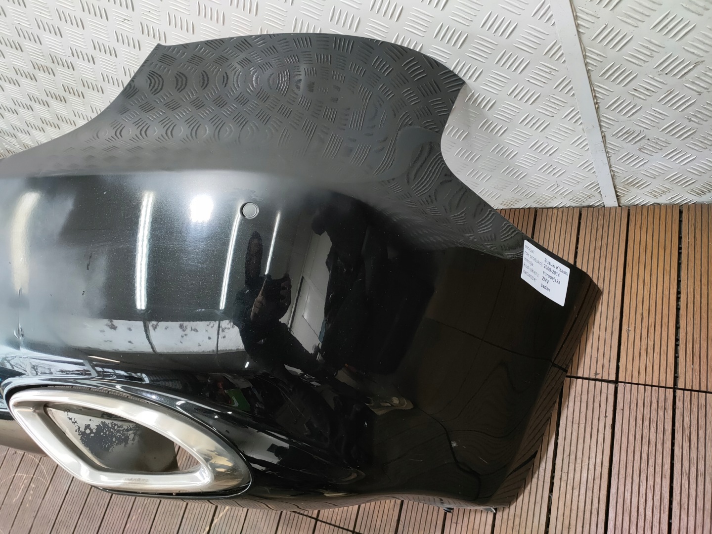 SUZUKI KIZASHI 09-14 bumper rear rear part below PDC ZMV
