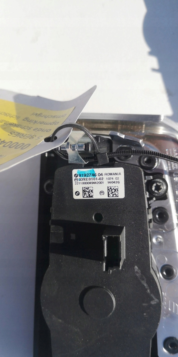 light switch BMW 5 F10 F11 9192746 original