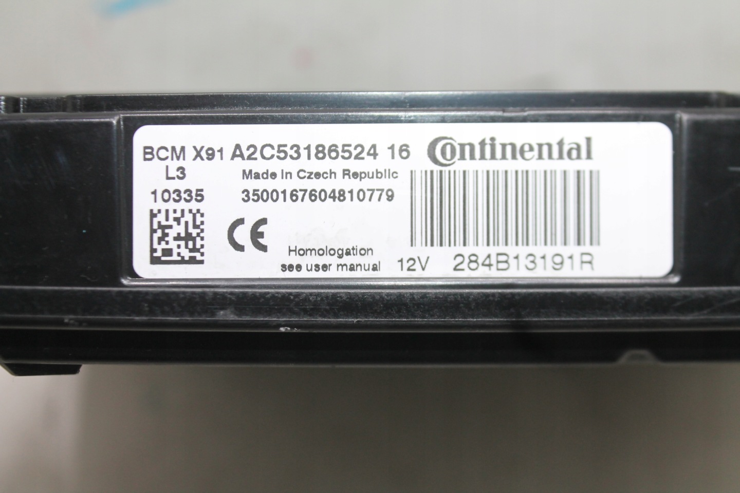 module control unit BCM 284B13191R RENAULT LAGUNA III LIFT 09-15