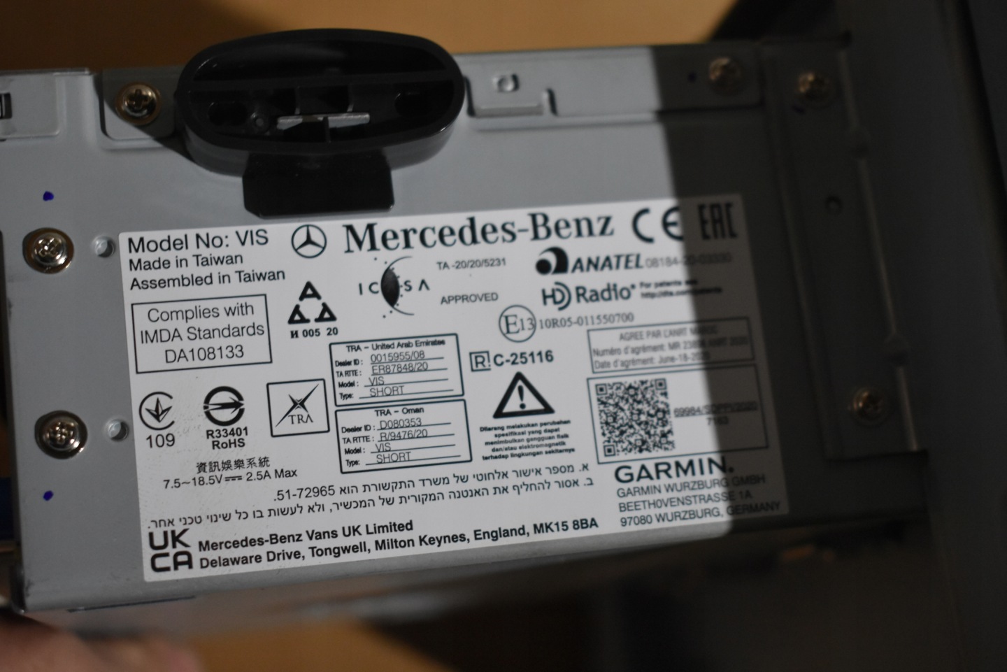 IDEALNA navigation MERCEDES VITO W447 22R.1