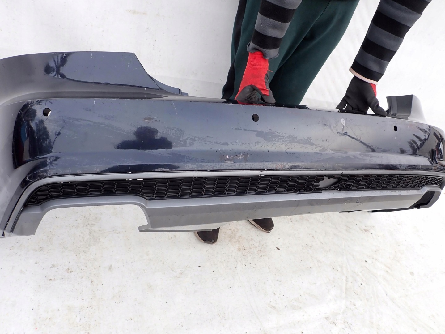 AUDI A7 4G8 LIFT S-LINE 14- bumper rear part rear 6PDC