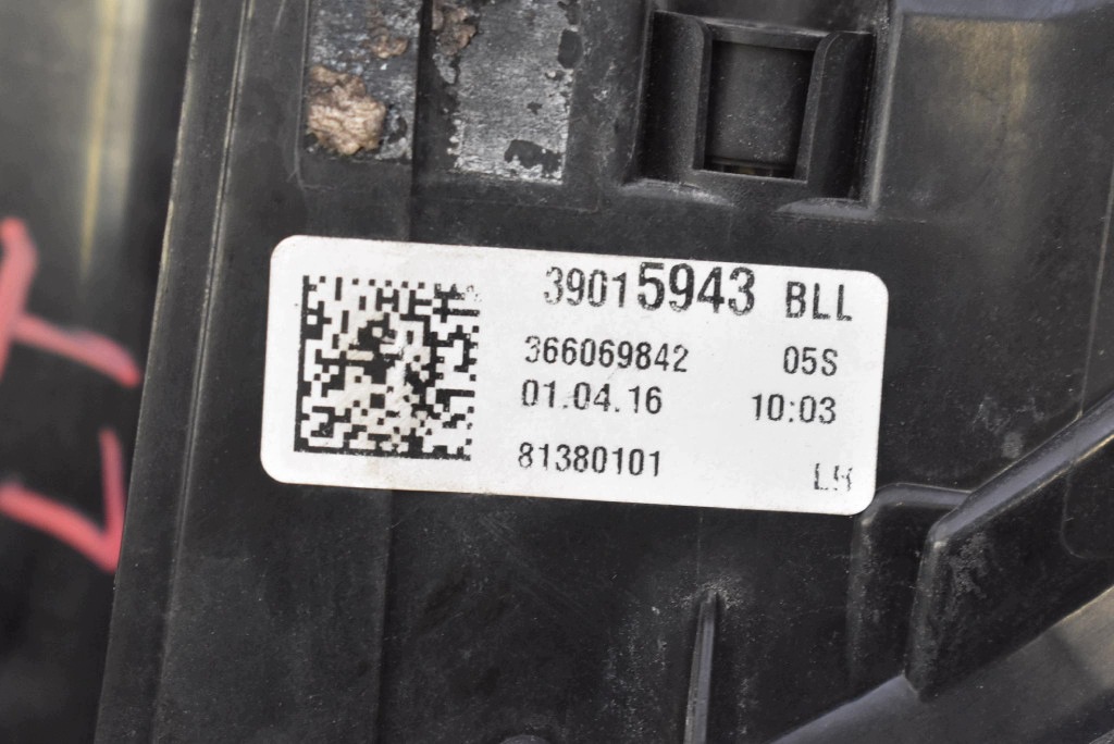light left rear part rear 39015943 OPEL ASTRA 5 V K 5D HB 15-20