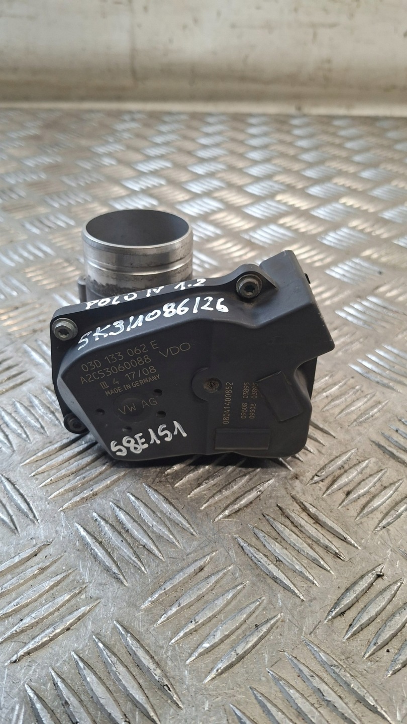 throttle flap VW POLO IV 1.2