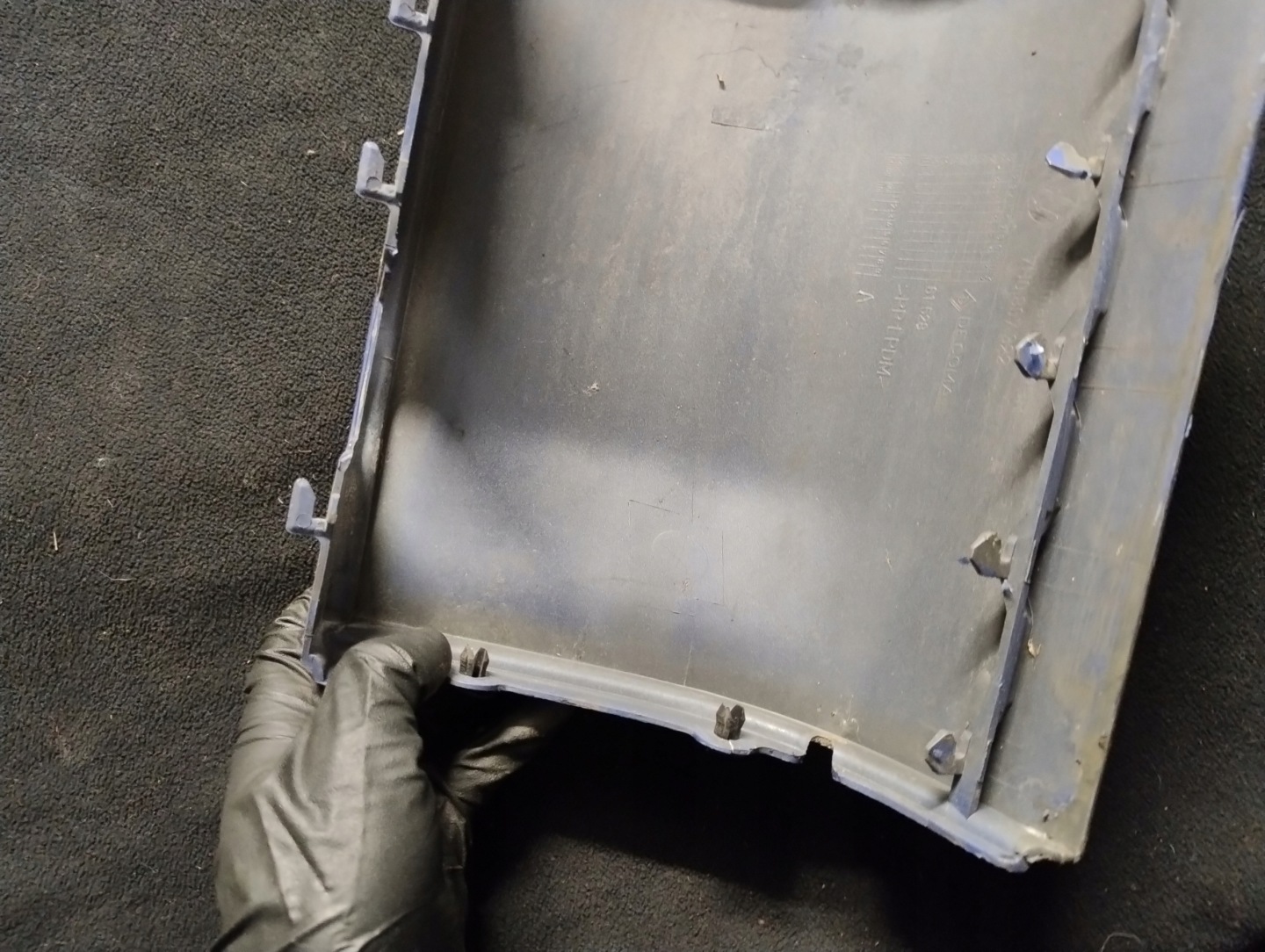 Ecke der Stoßstange rechts heck VOLKSWAGEN T5 7H0807322A