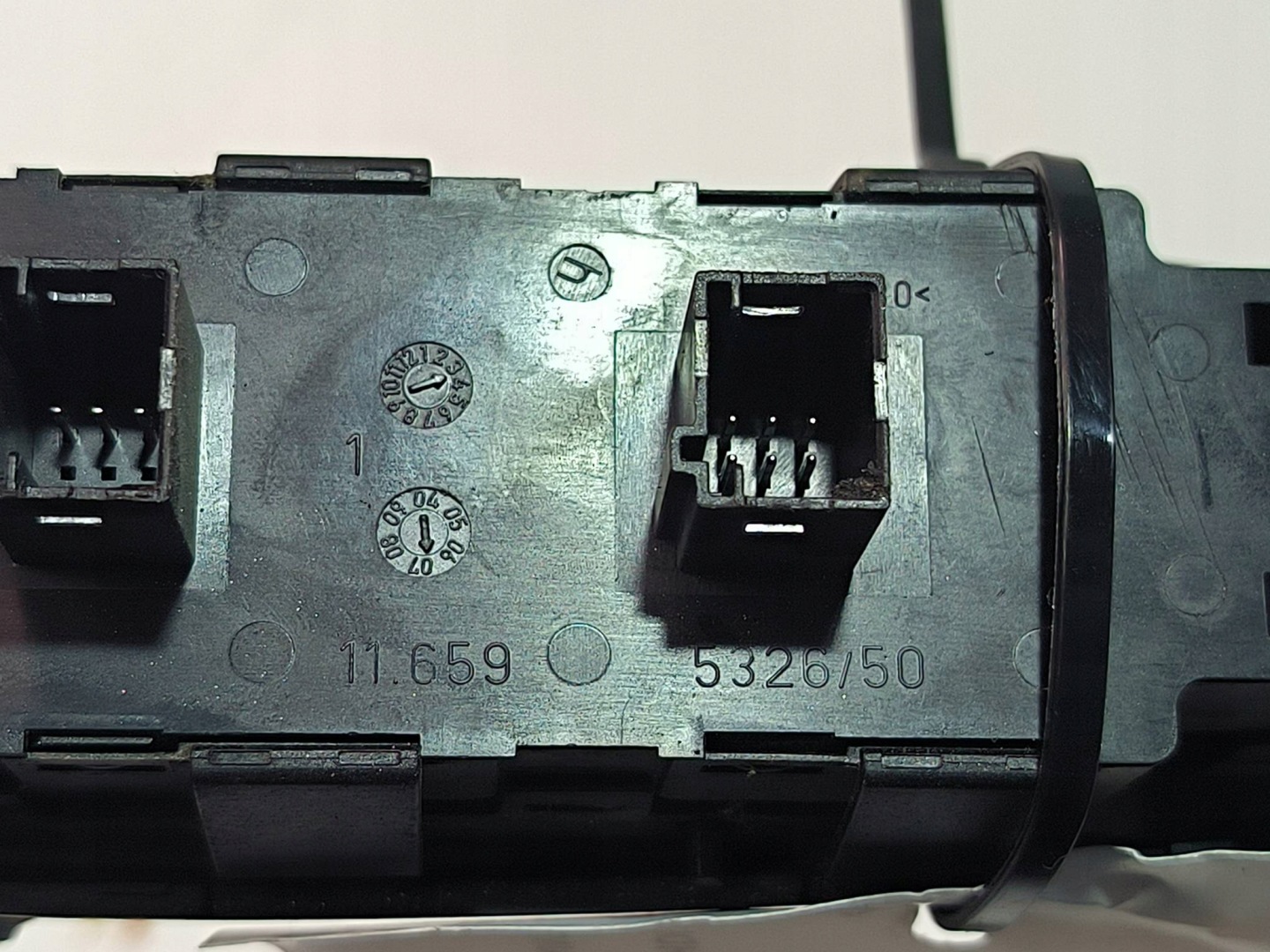 control panel of the window CITROEN C4 Picasso and