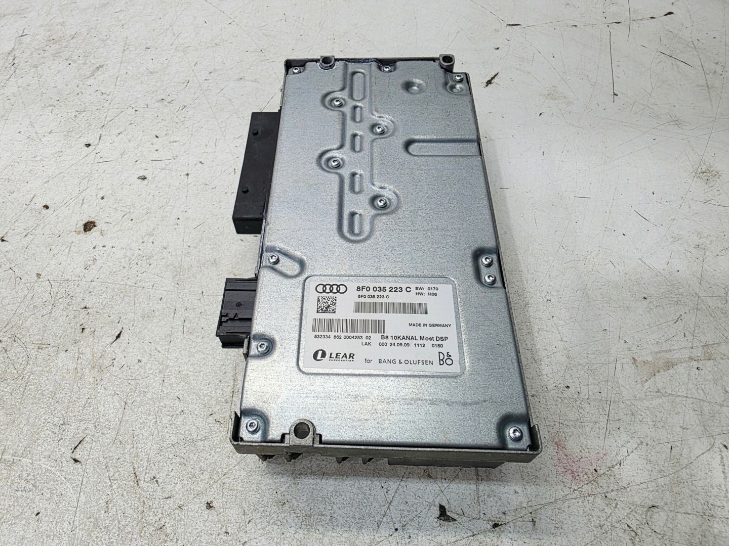 amplifier RADIA bang & OLUFSEN AUDI A5 S5 8F CABRIO 8F0035223C