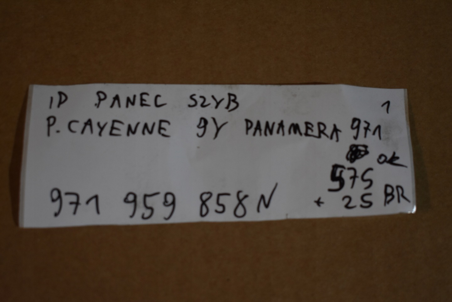 IDEALNY PANEL Vitre PORSCHE CAYENNE 9Y PANAMERA 971 1