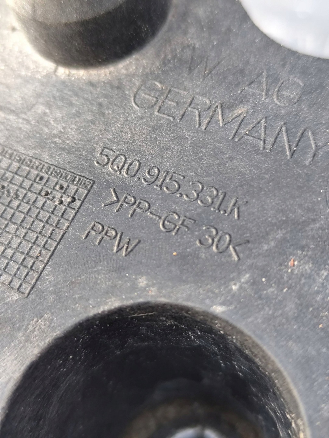 VW GOLF VII Porta per batteria 5Q0915331K