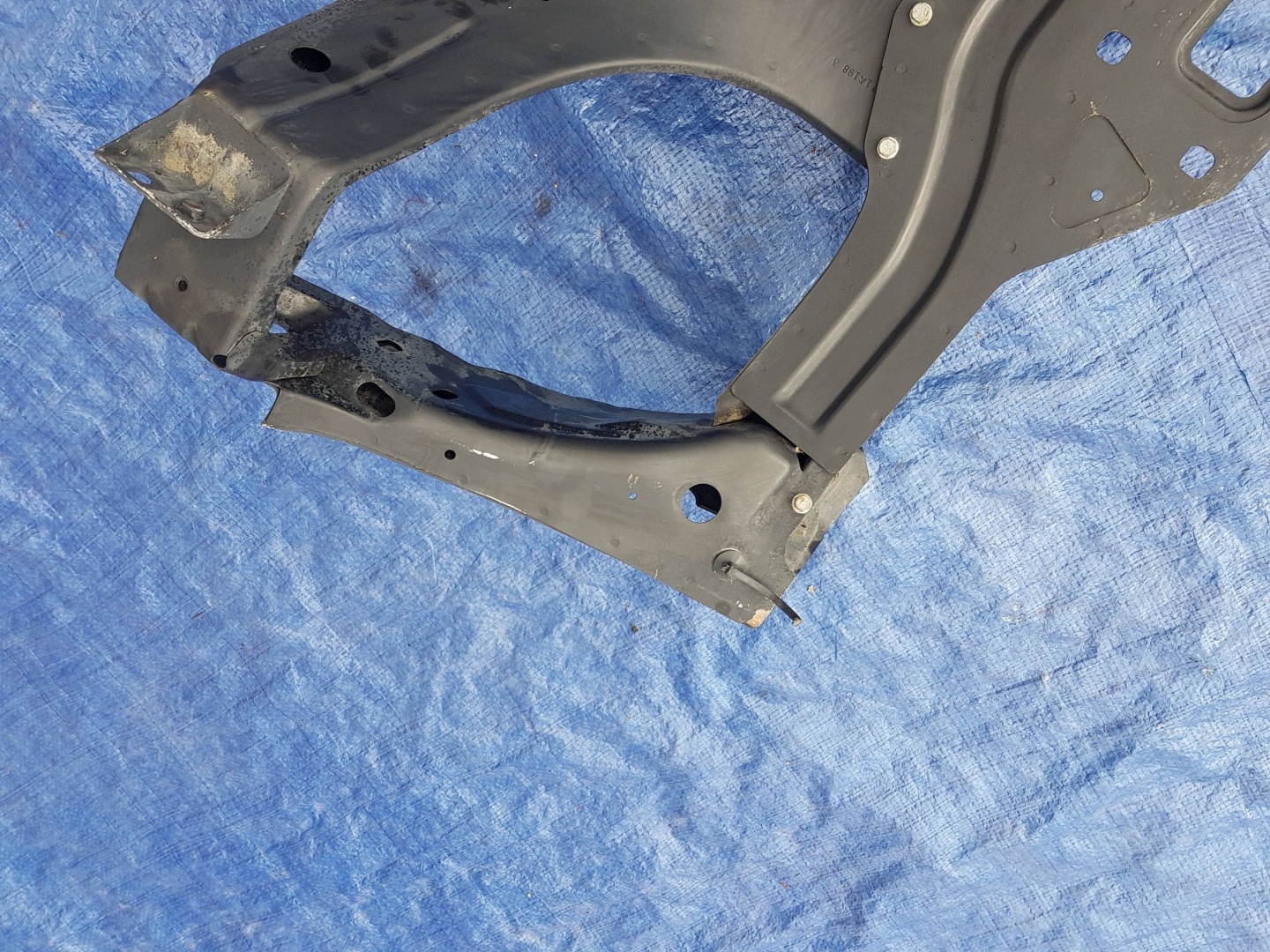 support panel for radiators front side right okular lights Mercedes ML W164 GL X164
