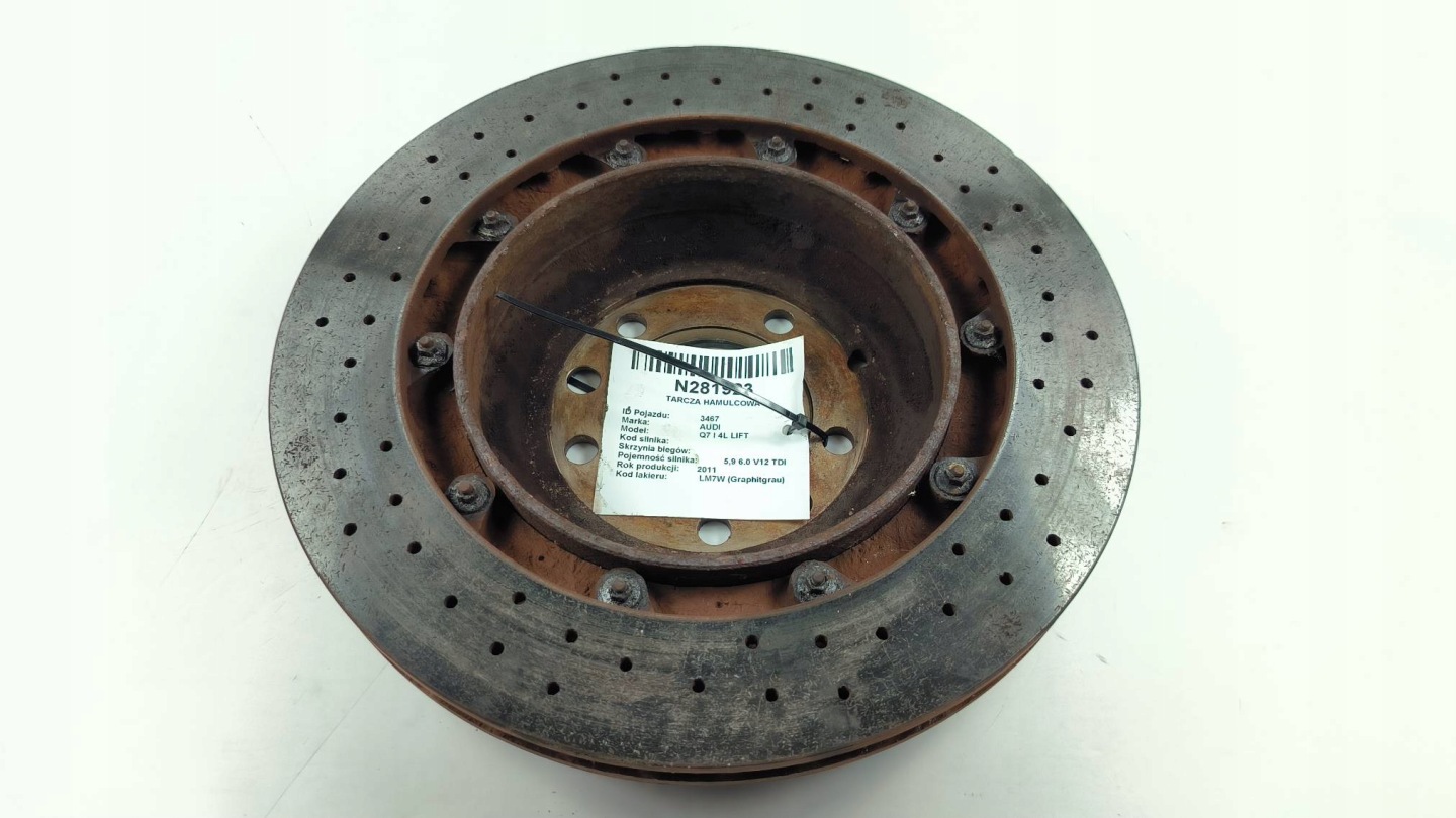 disco freno posteriore CERAMICZNA AUDI Q7 e 4L LIFT