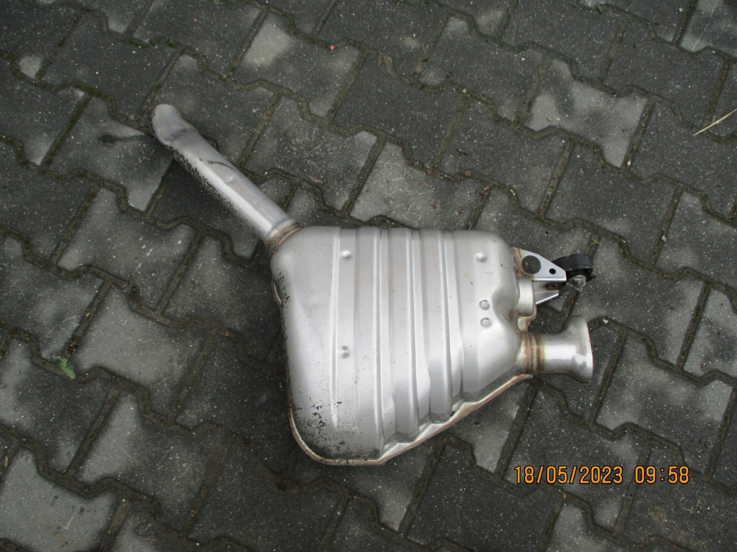 muffler, exhaust AUDI A6 4G0253612M