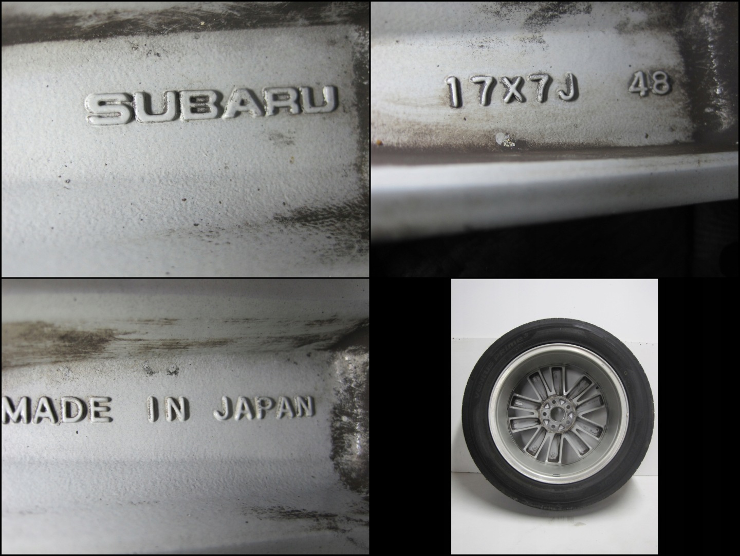 wheel disc aluminium SUBARU FORESTER III R17 6MM
