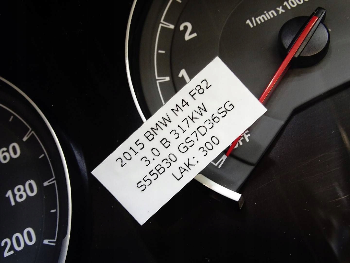 dials dials PREDKOSCIOMIERZ BMW M4 F82 S55B30 9272664