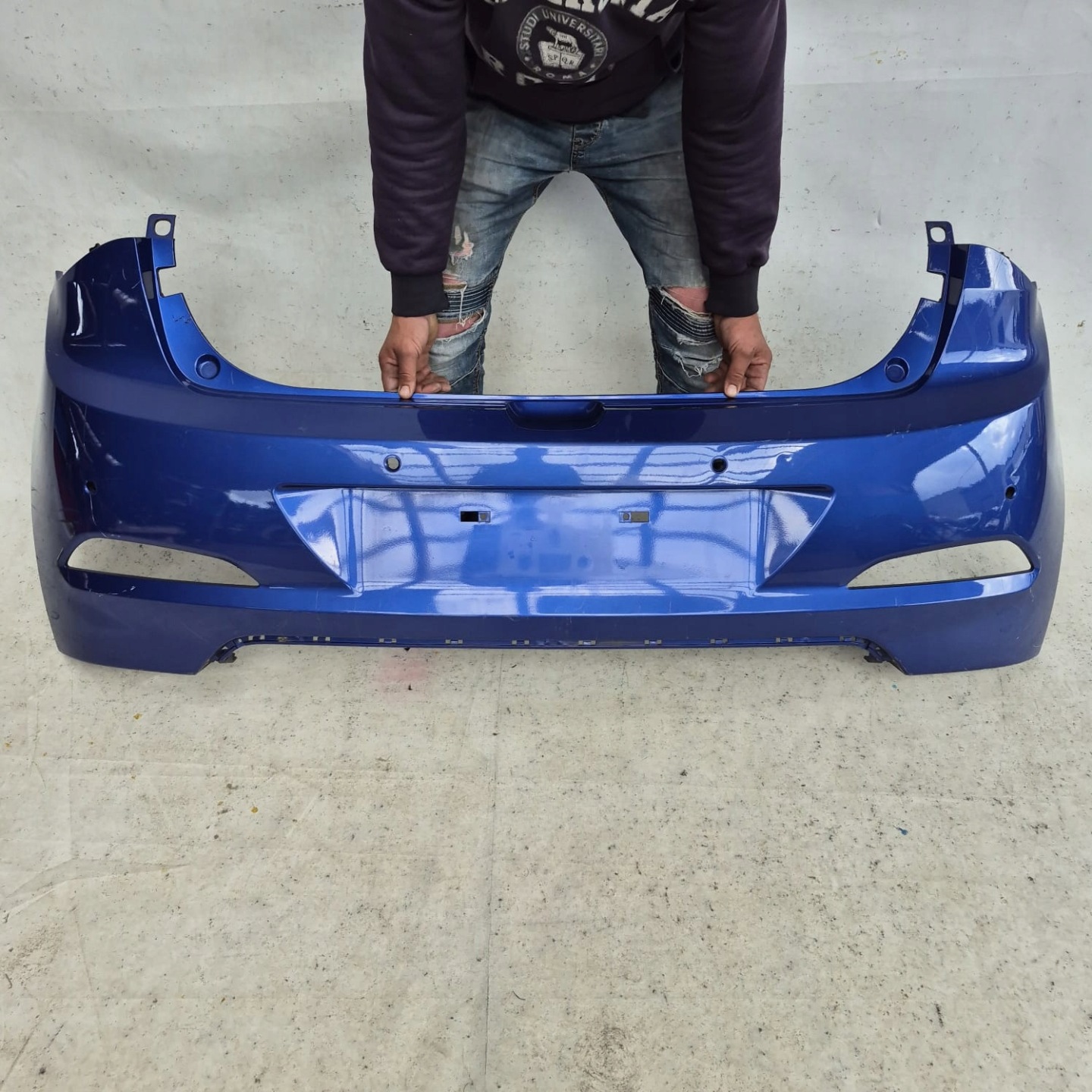 HYUNDAI I20 II 2 14-18 bumper rear part rear PDC