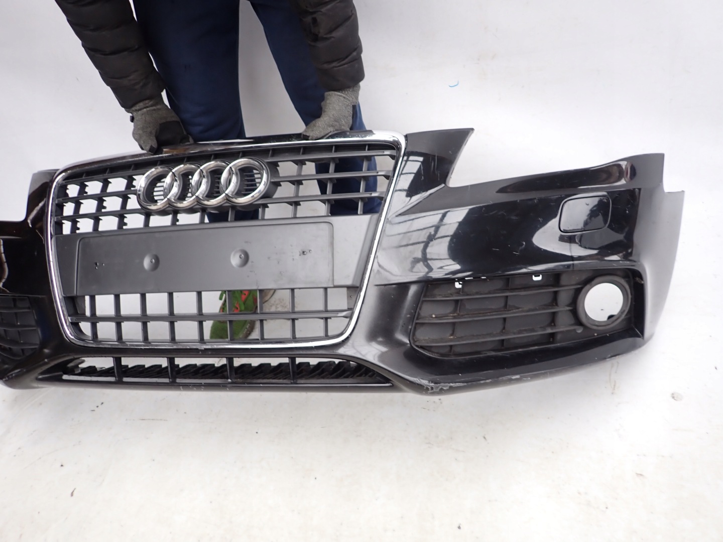 AUDI A4 B8 8K 08-11 bumper front front PDC SPR + cover