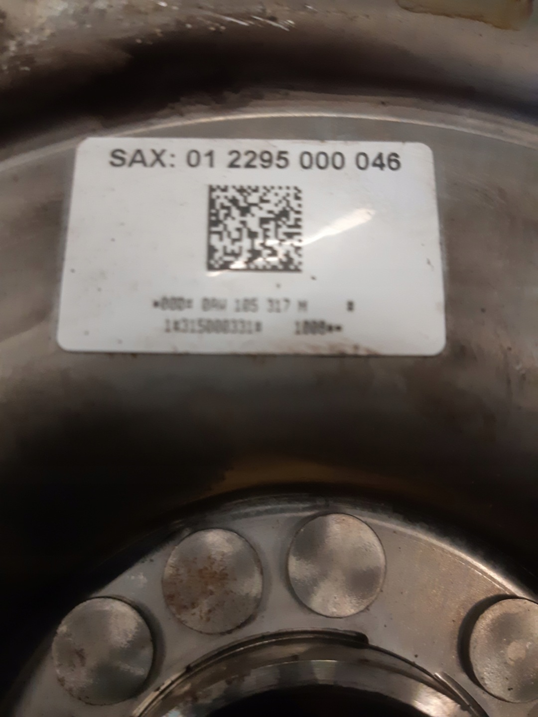 AUDI A6 C7 2.0 TDI wheel flywheel 0AW105317