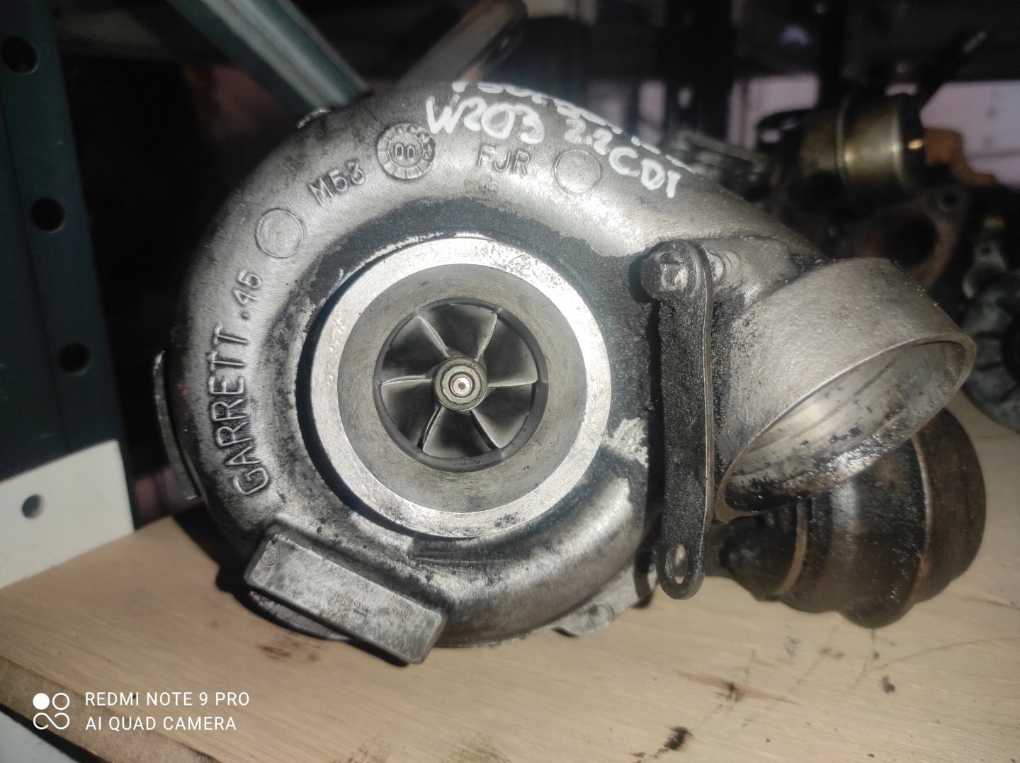 Mercedes W 203 2.2 CDI A6110960999 turbo