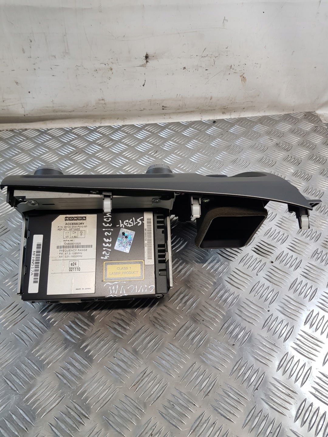 RADIO + PANEL klími klimatizaci HONDA CIVIC VIII