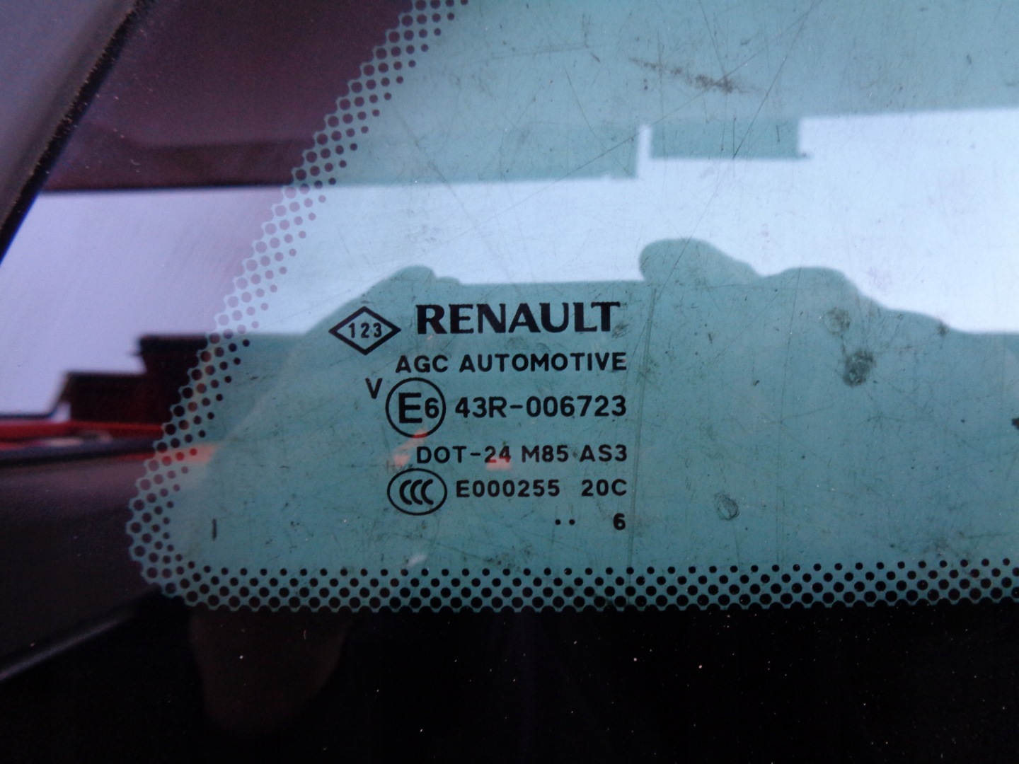 new window right rear bodywork RENAULT MEGANE III 08- KOMBI