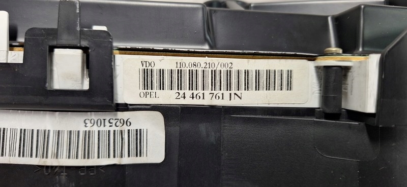 dials OPEL ZAFIRA B 24461761JN