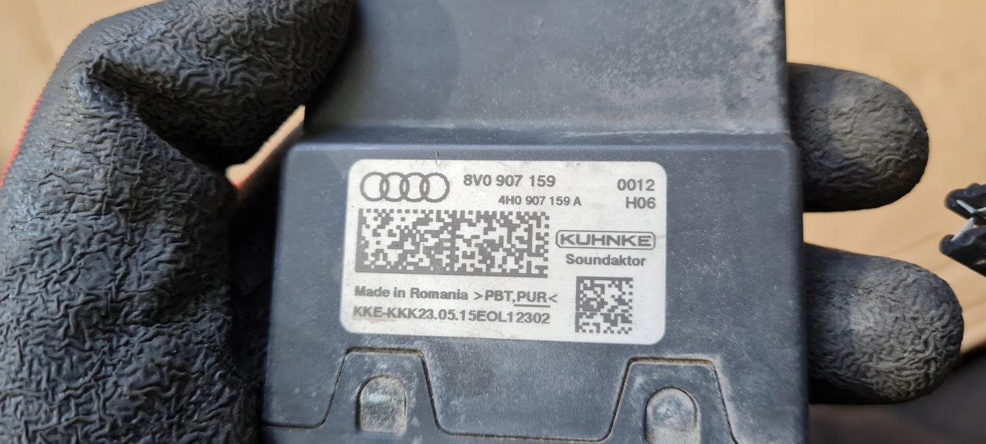 S3 8V sedan A3 module control unit DZWIEKU 2.0 TFSI 8V0907159