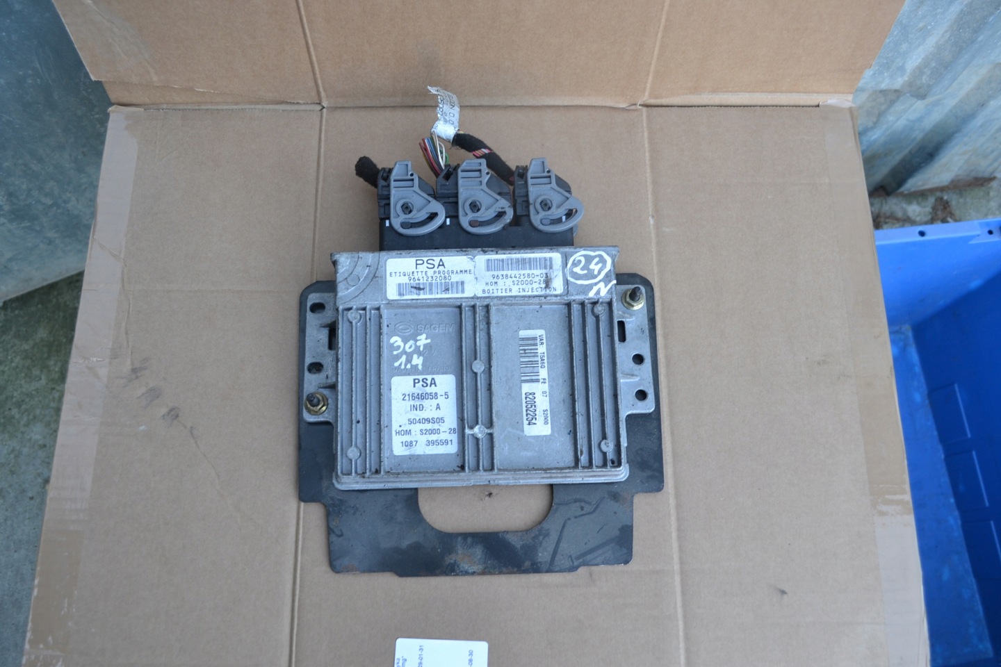 computer of the engine PSA 9641232080 9638442580-03