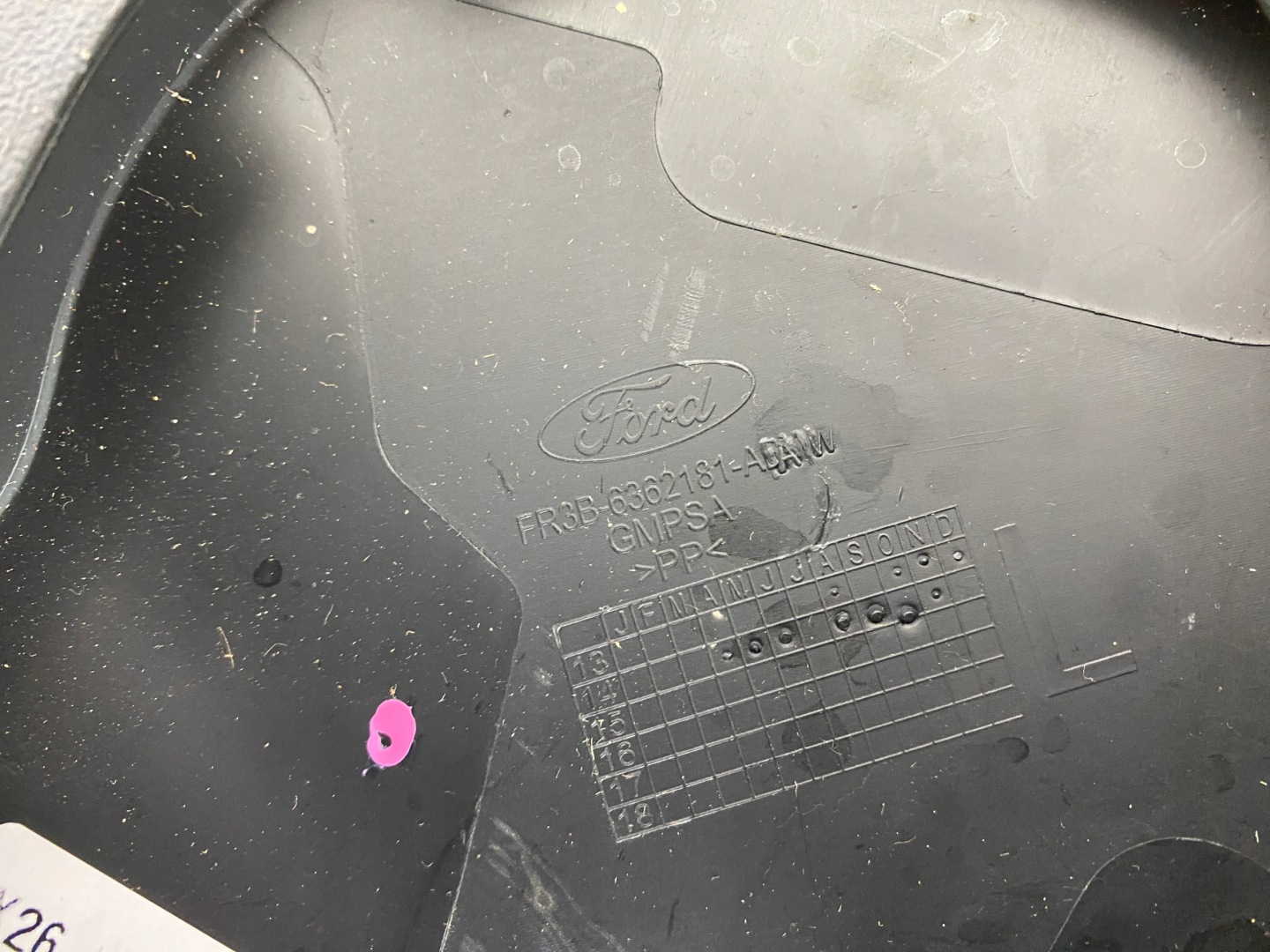 Blende Abdeckung SITZ Ford Mustang VI 2015+ USA