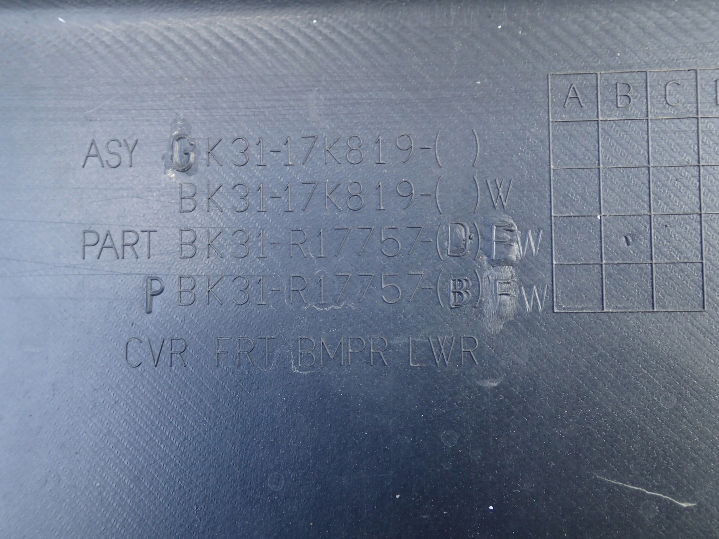 bumper front front FORD TRANSIT VIII 8 13-18R