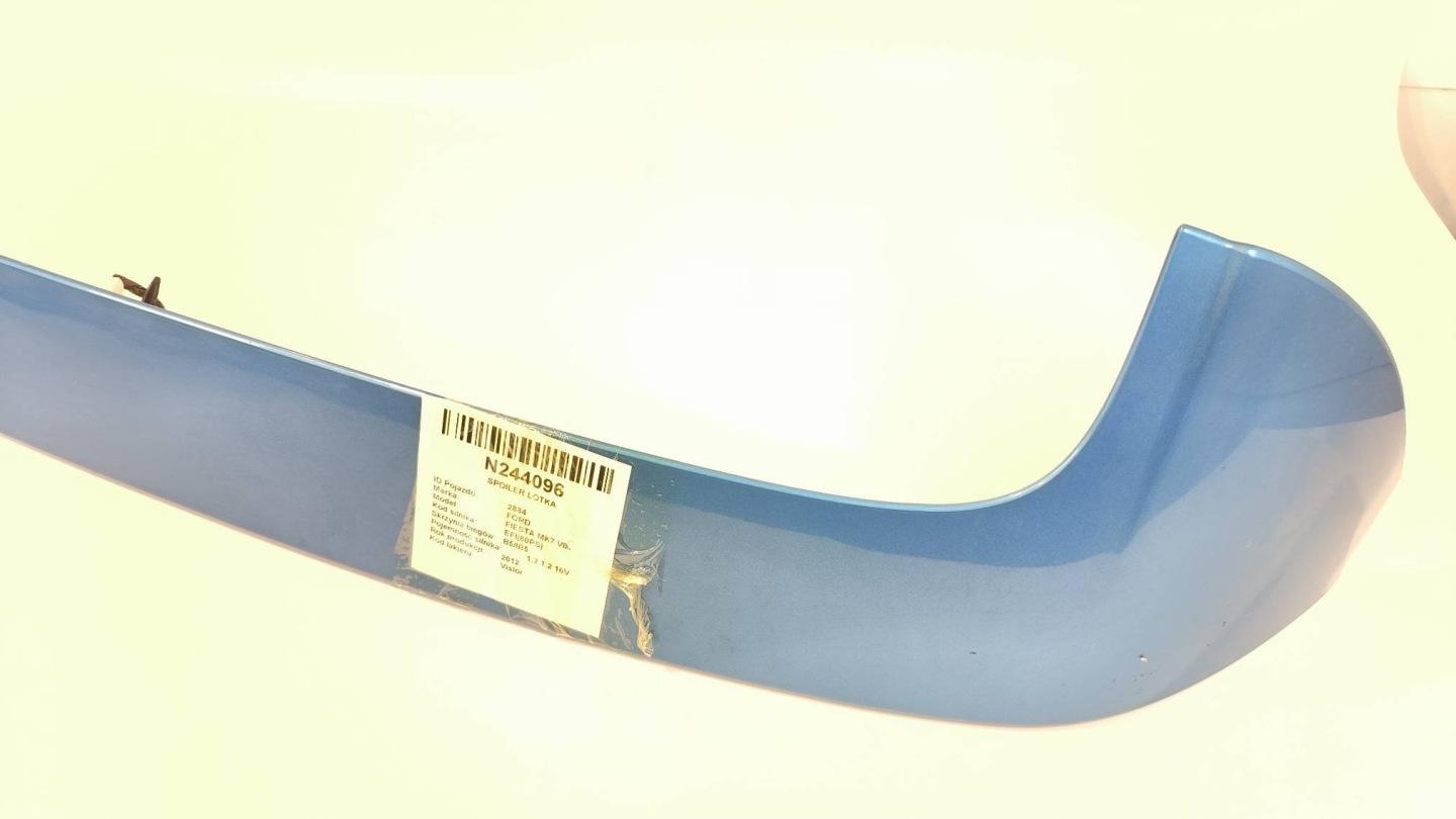 SPOILER LOTKA blauer FORD FIESTA MK7 VII 5D