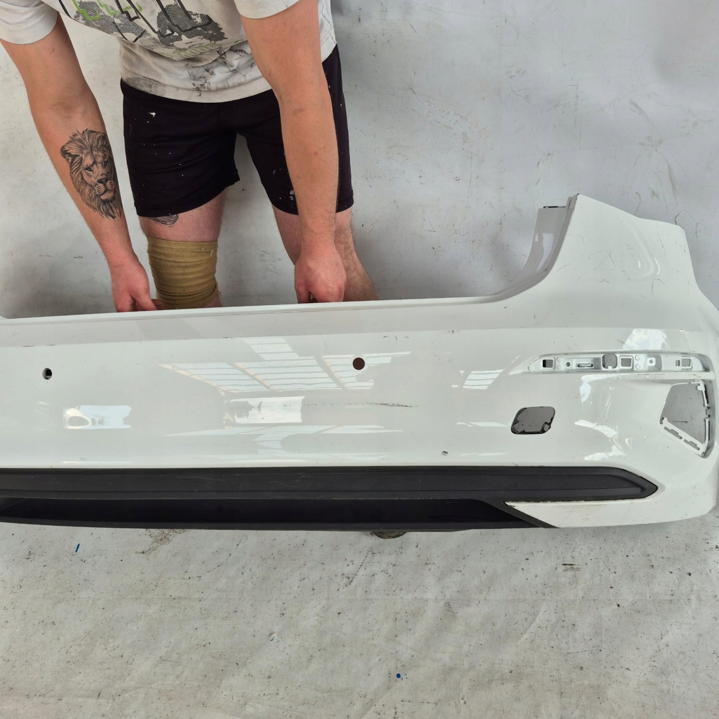 AUDI A3 8Y sedan 20- bumper rear part rear 6XPDC