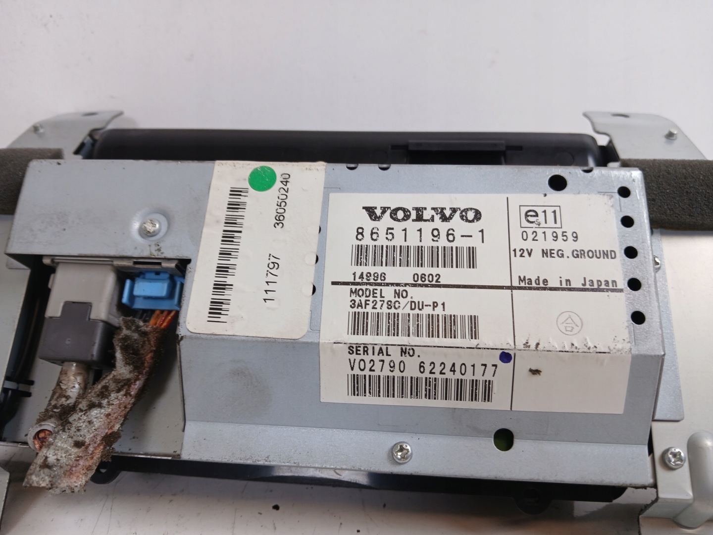 VOLVO V50 S40 II display navigation devices 8651196