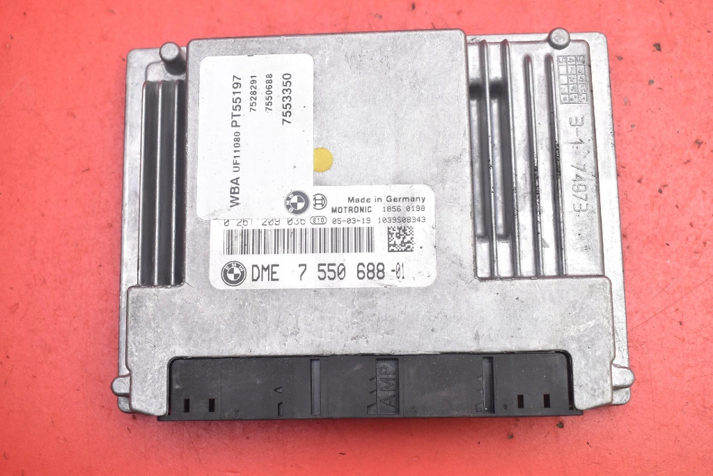 control unit computer of the engine 7550688 BMW E87 1.6i 115KM 04-07