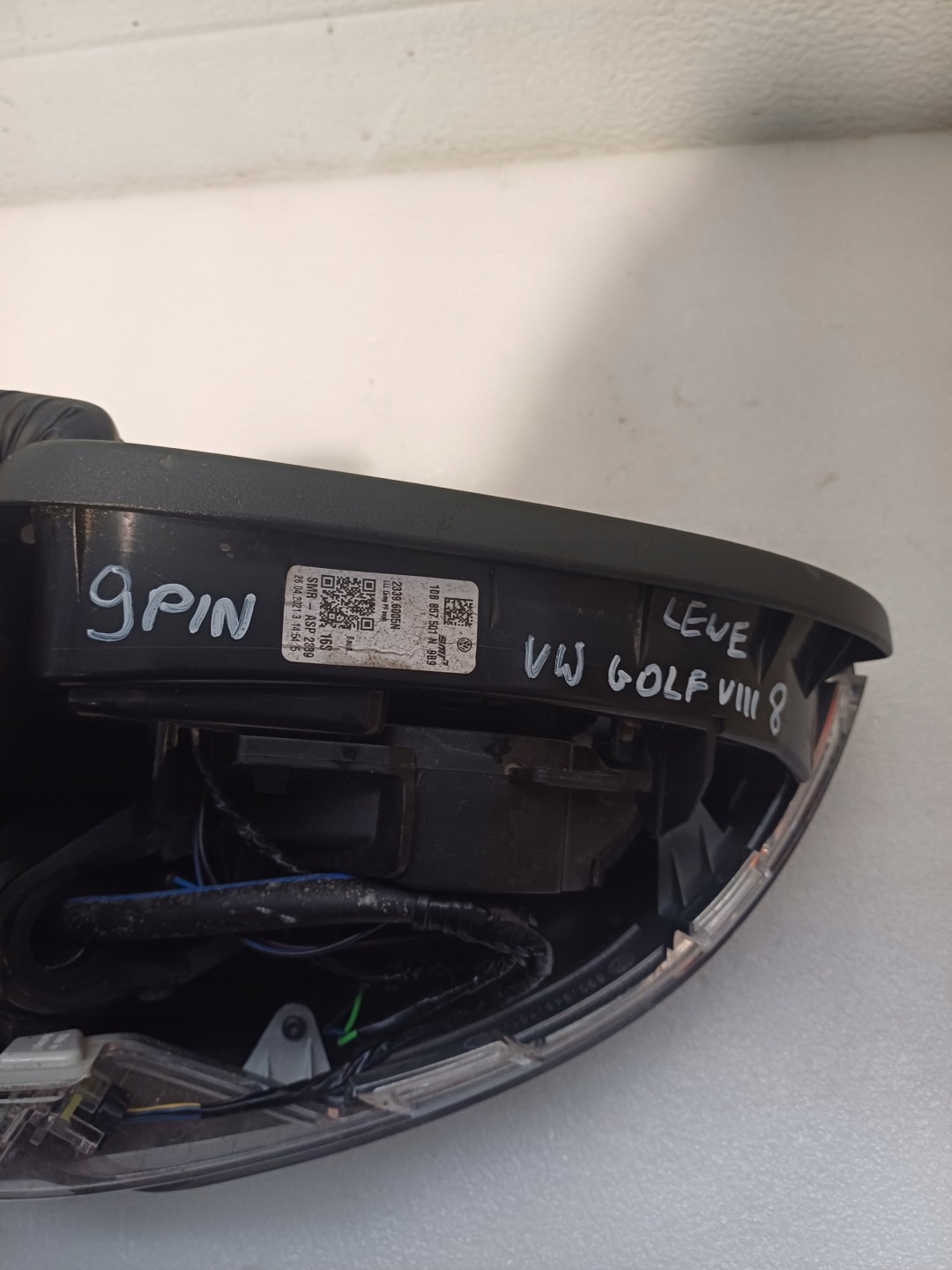 Spiegel äußere links VW GOLF 8 VIII 9 PIN