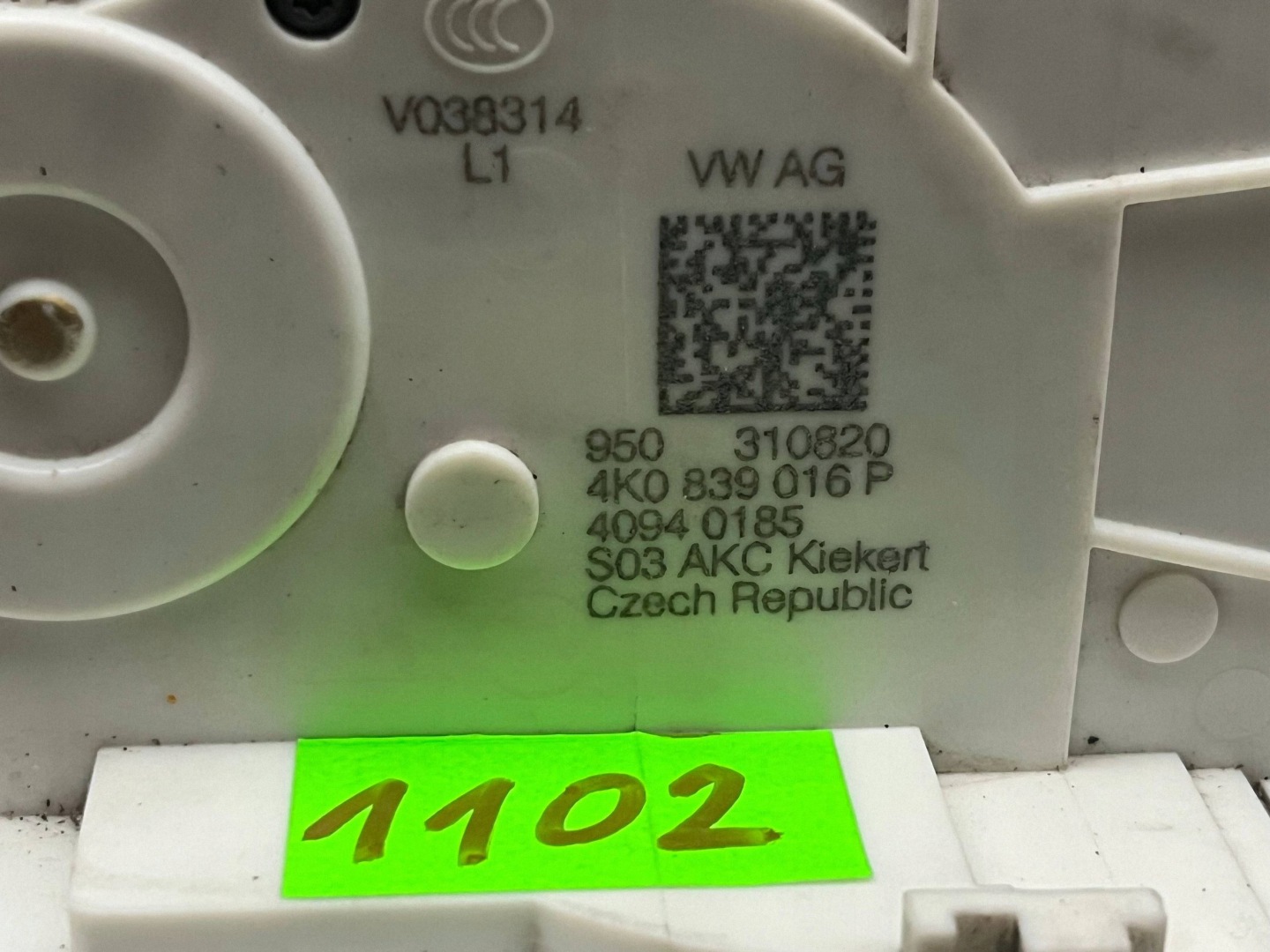 AUDI A6 C8 lock door right rear part 4K0839016P @M
