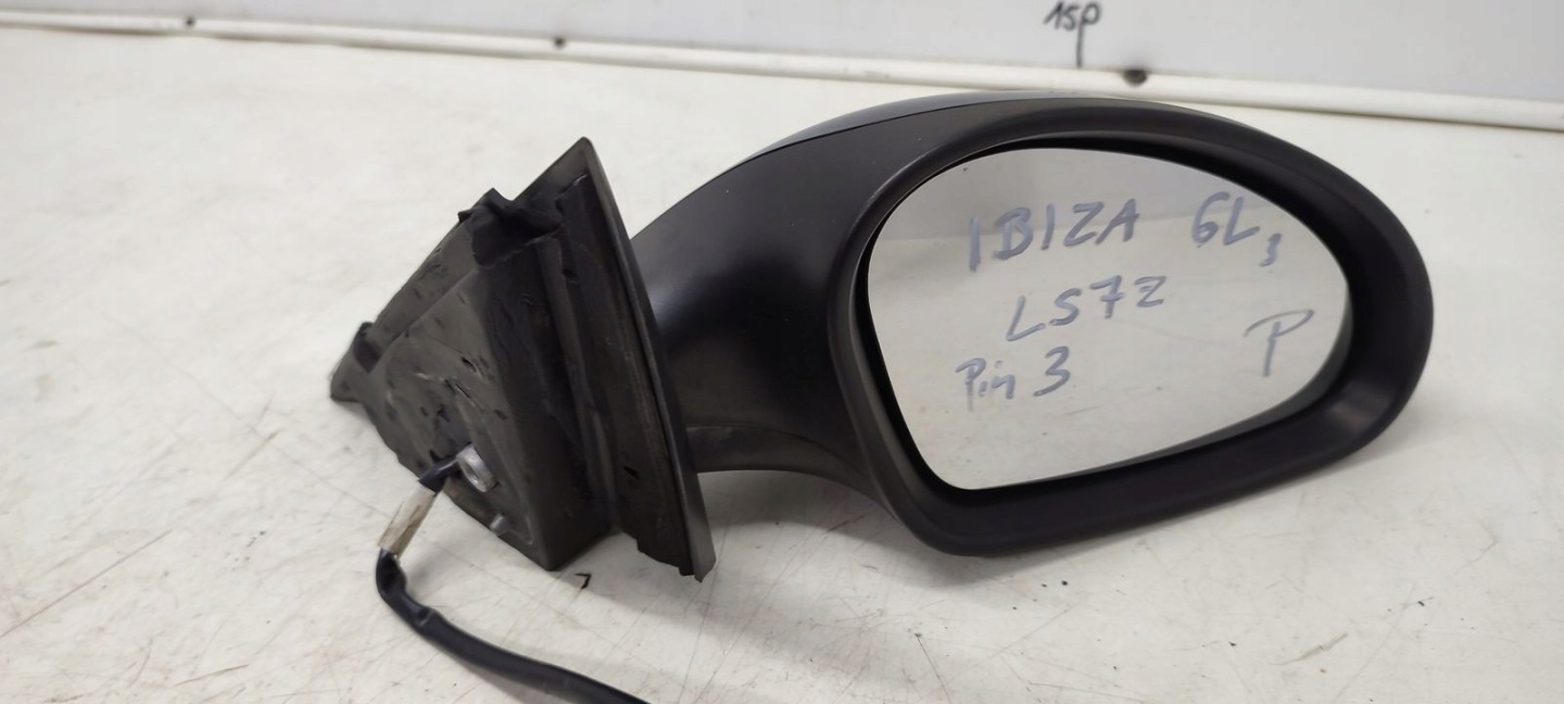 mirror right 3pin Seat Ibiza 6L LIFT 5D LS7Z