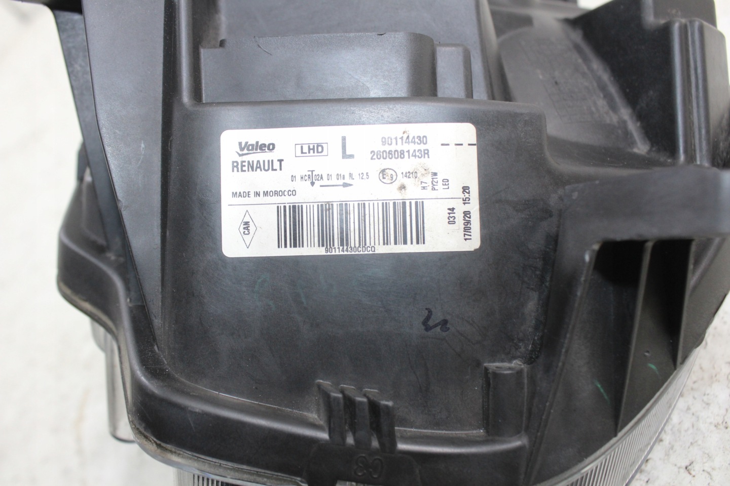 Dacia Sandero II lift light left front 260608143R