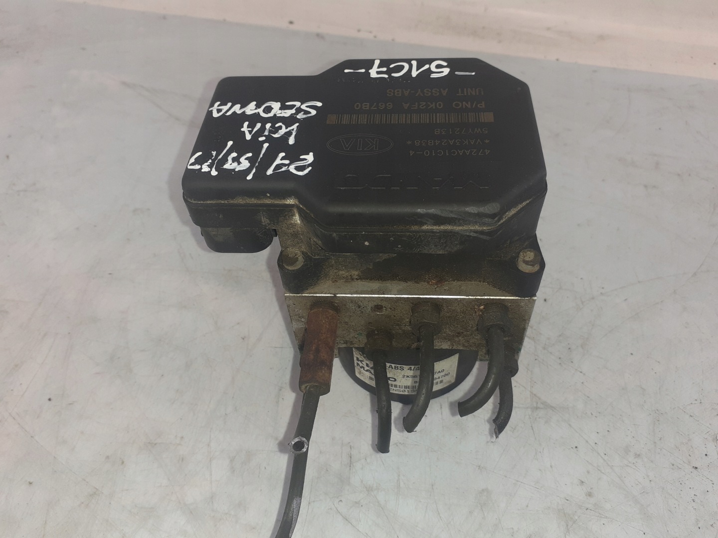 Kia Sedona and pump ABS