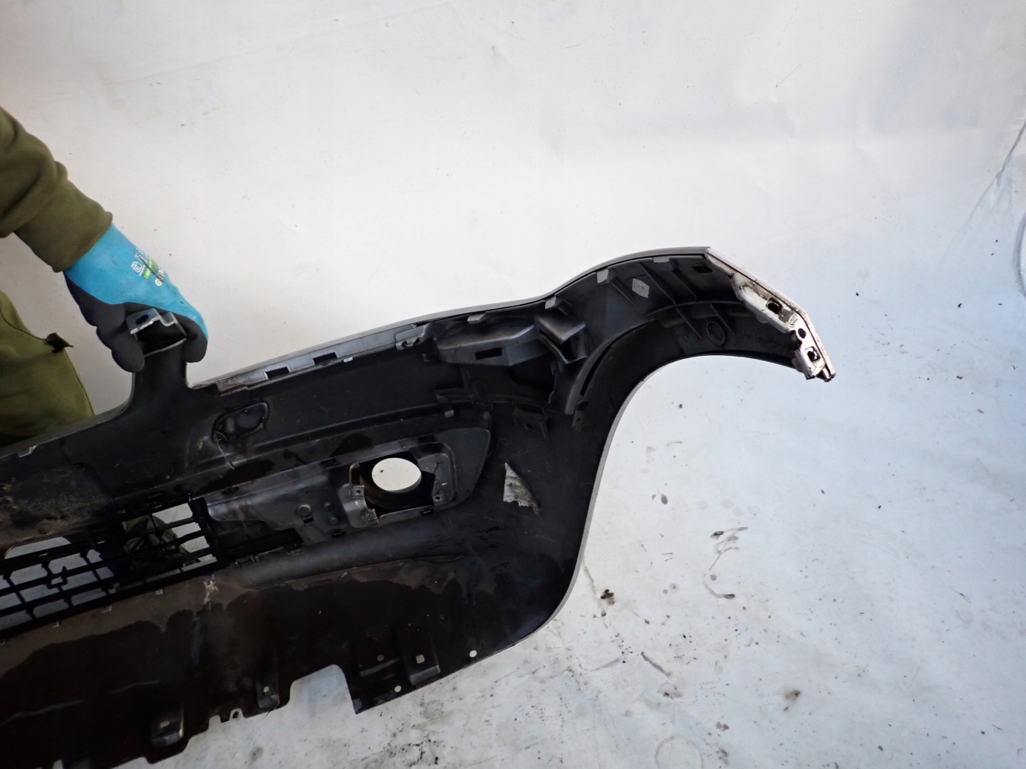 MERCEDES A-KLASA W169 LIFT 08-12 bumper front front without DZIUR