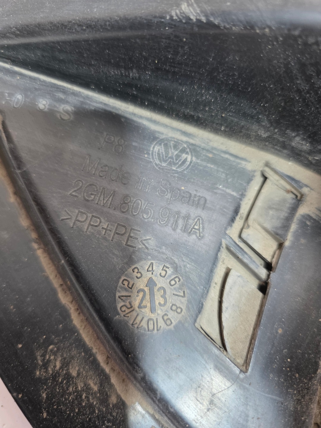 mudguard left front T-CROSS 2GM 2GM805911A