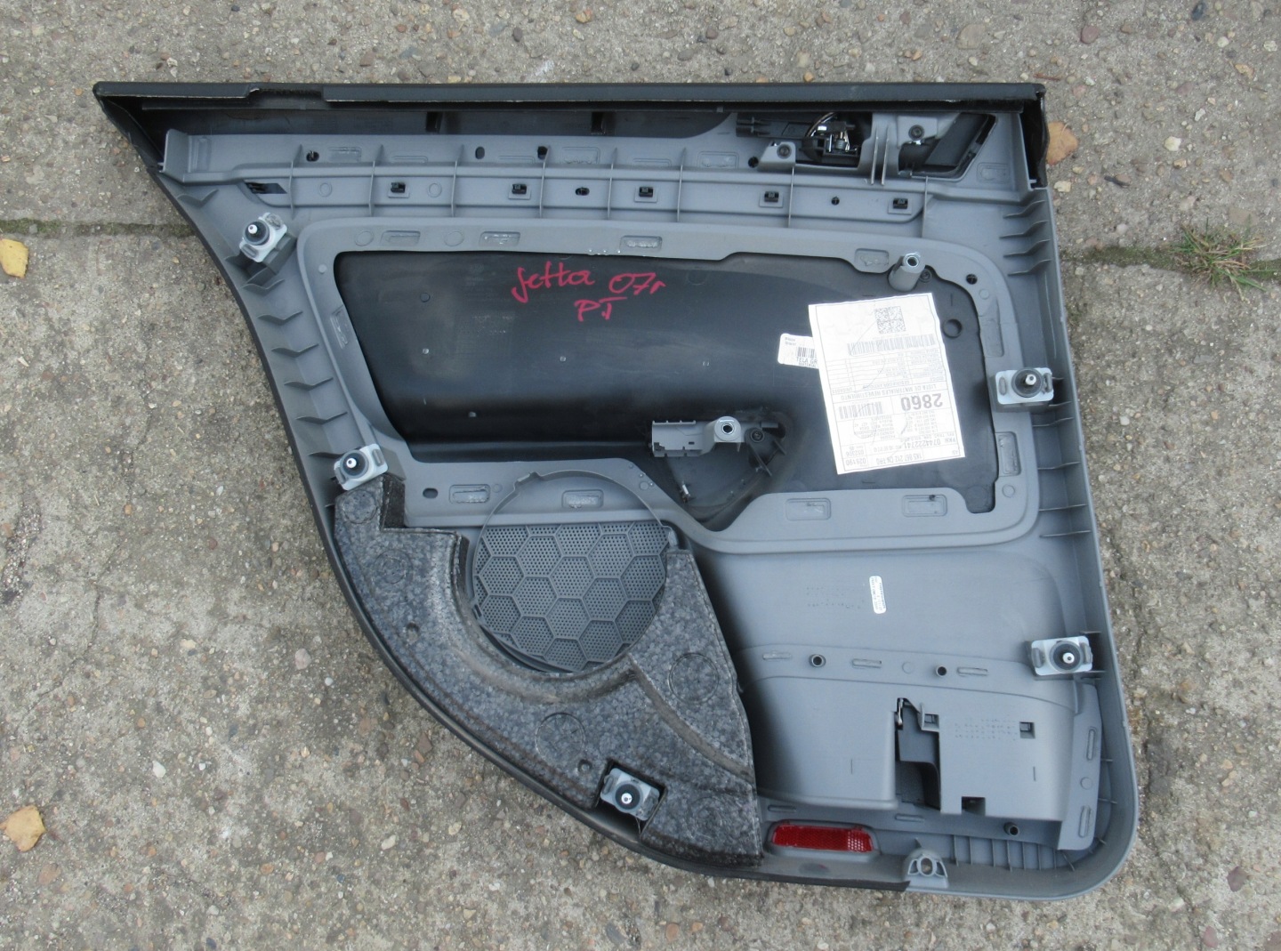 VW JETTA 07R upholstery side door right rear part