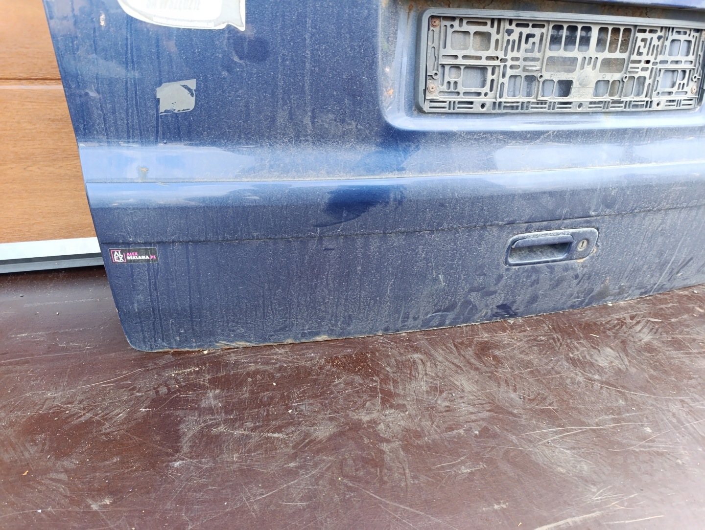 VW T5 T5 LIFT trunk door cover boot rear part without windows