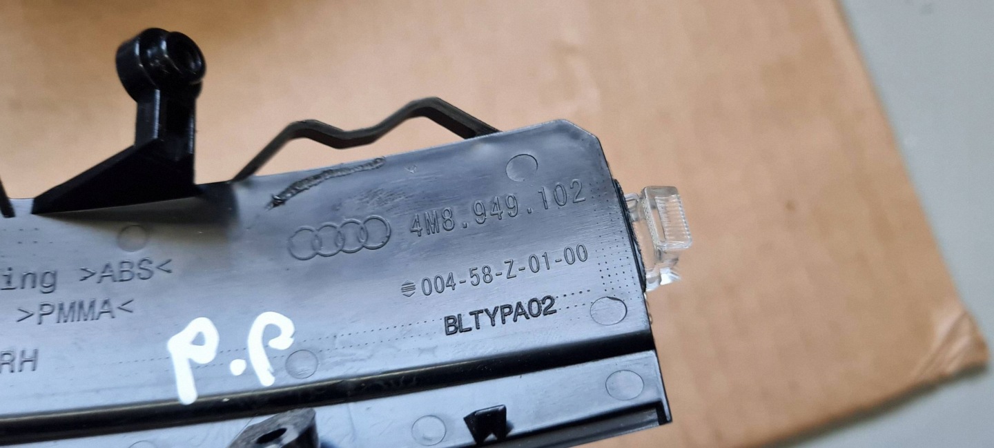 SQ8 4M Q8 RSQ8 4M8 indicator blinker mirrors right LED 4M8949102