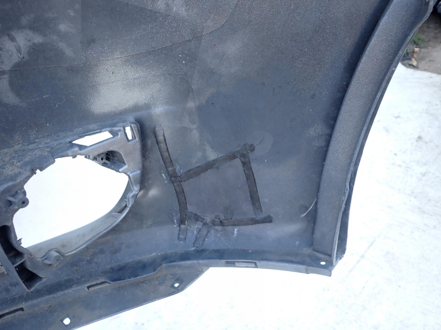 SKODA FABIA II 06-10 bumper front front
