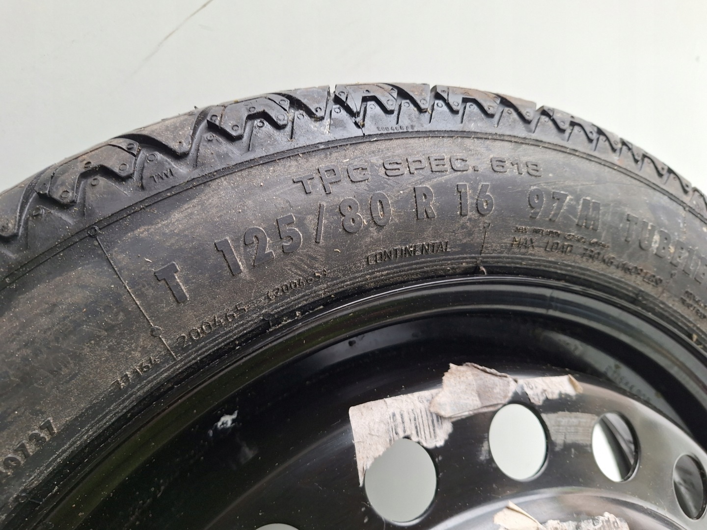 OPEL 5X120 wheel spare 125/80 R16