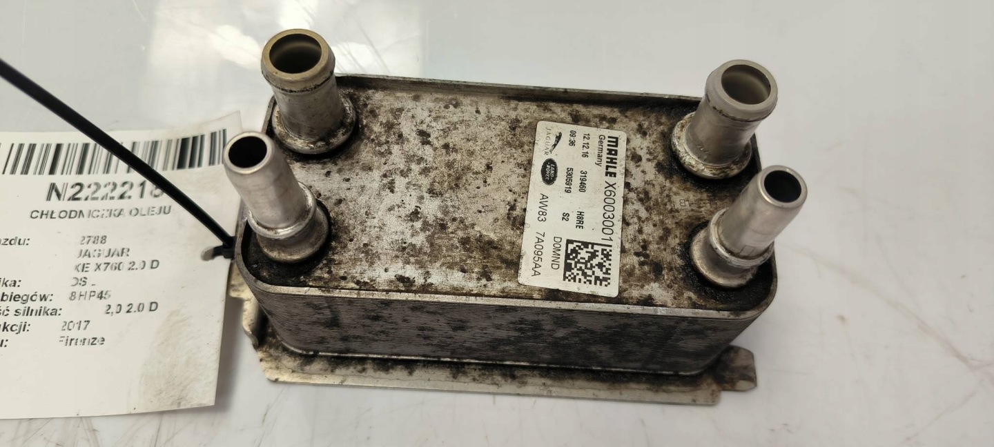 radiatore olio AW837A095AA JAGUAR XE X760 2.0 D