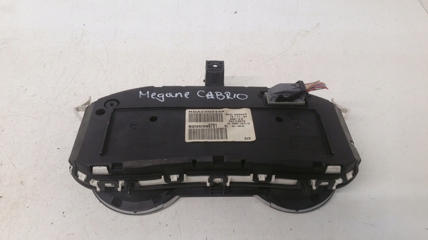dials 8200399701 Renault Megane II Cabrio