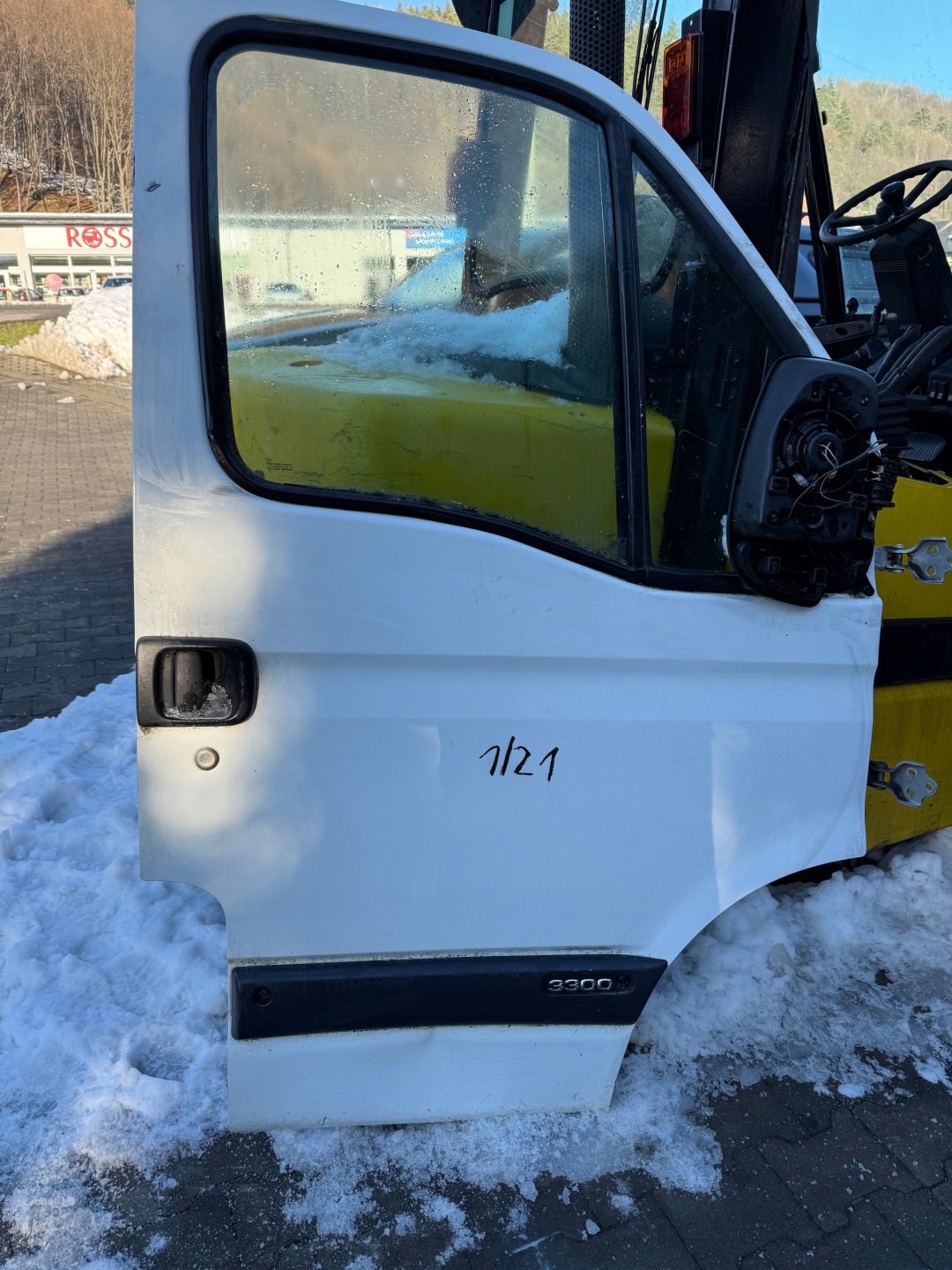 RENAULT MASTER II LIFT door right front front complete mirror